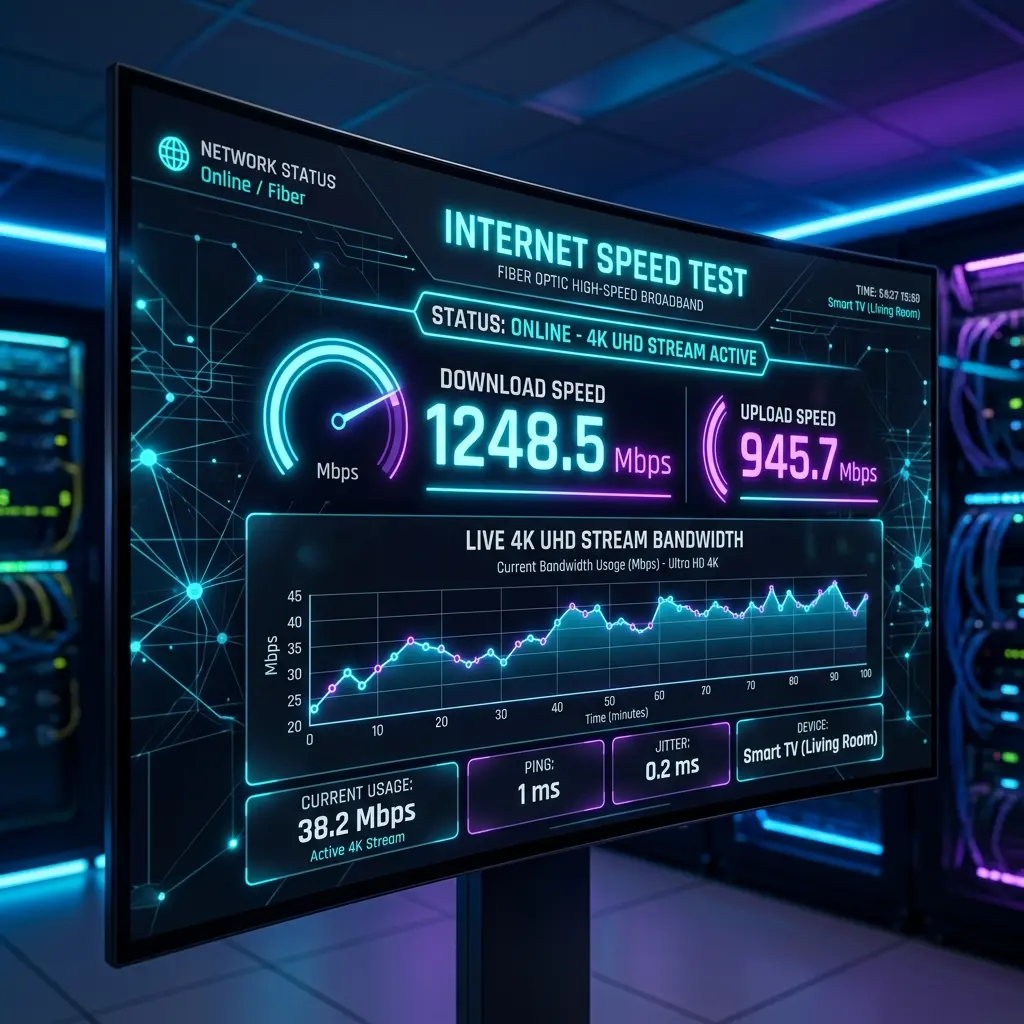 Hoeveel Internetsnelheid Heb Je Nodig voor IPTV in 4K?